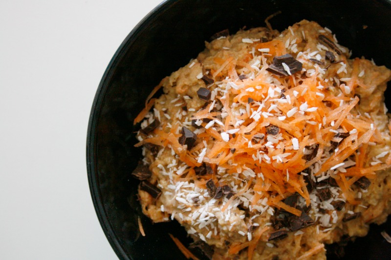 Gulerodskagegrød // carrot cake porridge